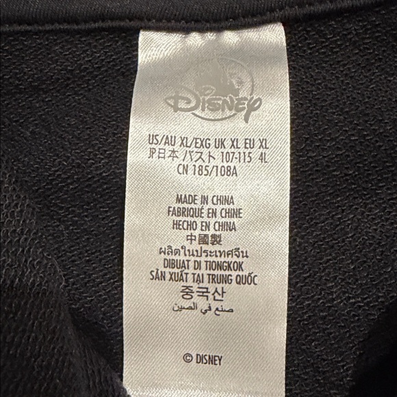 Disney parks hoodie zip jacket rhinestone Disneyland mickey head XL - Picture 6 of 9